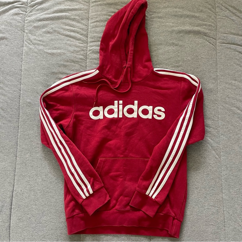 Adidas‎ Men's Bold Red Hoodie